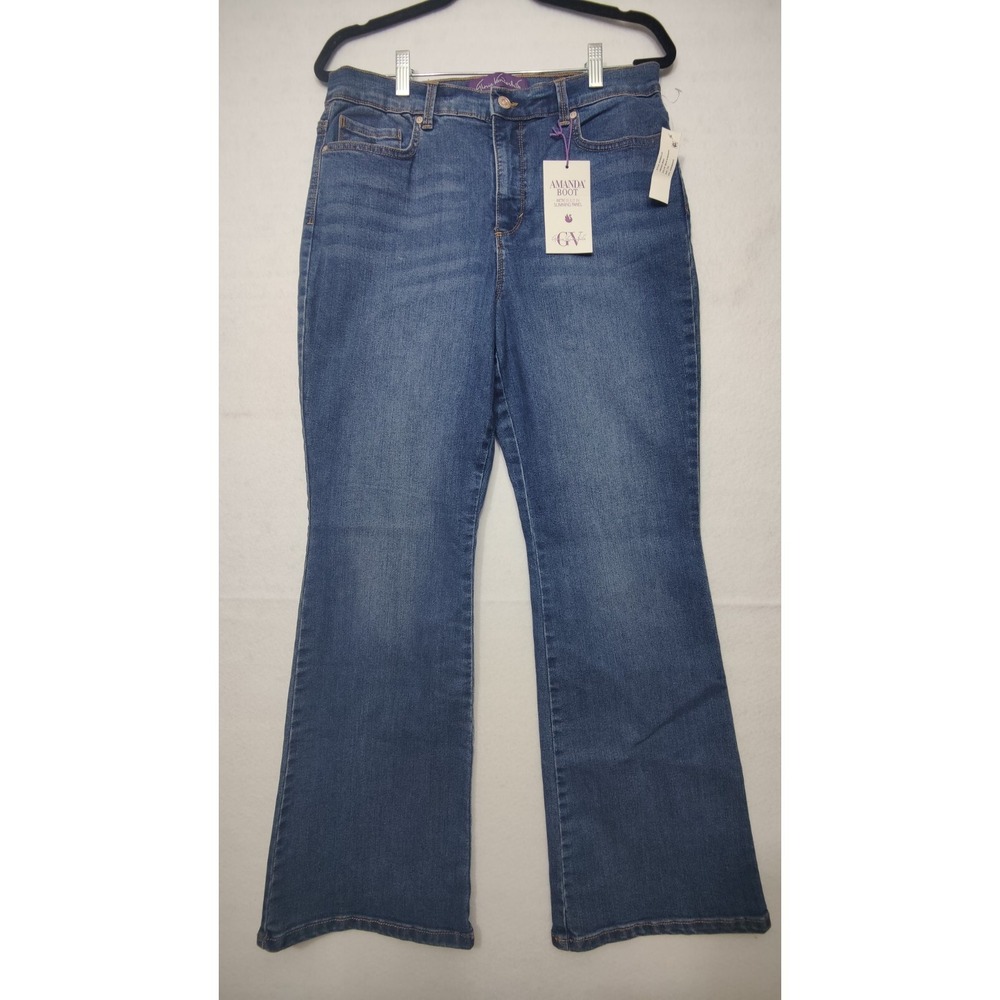 Gloría Vanderbilt Amanda Boot WITH Built IN Slimming Panel Size 12p‎ Average NWT
